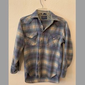 Wool Flannel Pendleton Button-Down